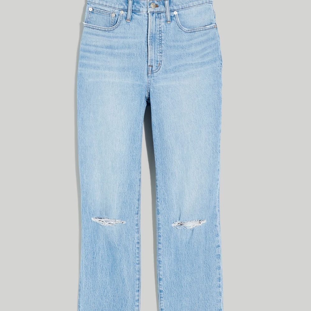 MADEWELL Light Blue Distressed Women's Jeans